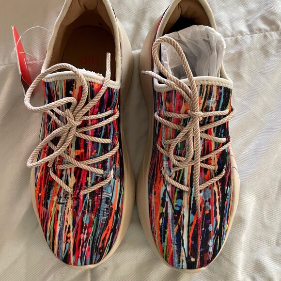 NEW NIB UIN Footwear Slip On Fashion Sneakers Lightweight Size 6.5 Festival $160 - Picture 7 of 15